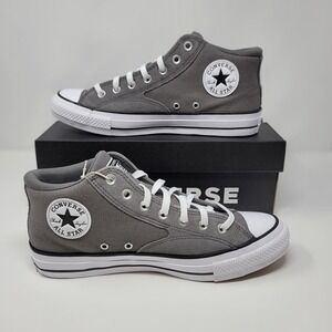 Converse Chuck Taylor All Star Mid Malden Street‎ Canvas & Suede Men's 10 Gray